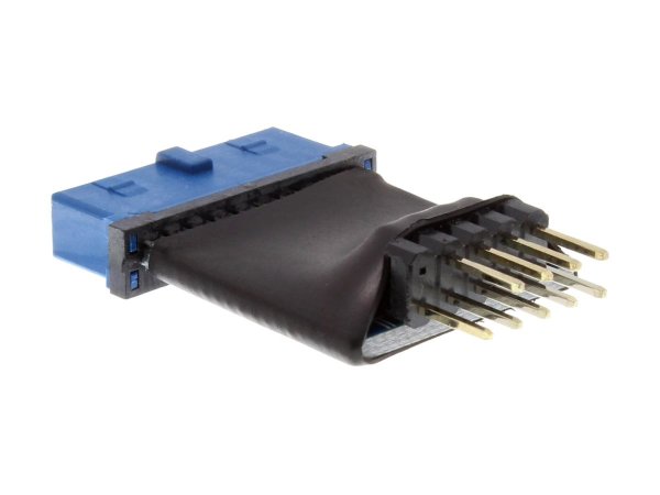InLine Adattatore USB 3.0 19pin femmina / USB 2.0 10pin maschio - interno