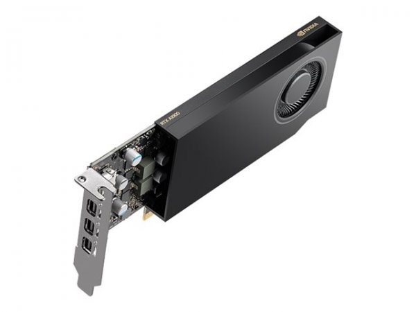 PNY NVIDIA RTX A1000 - Grafikkarte - RTX A1000 - GDDR6/8GB 128-bit/X MHz/x Cuda Cores/4x Mini-DP