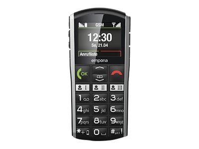 Emporia emporiaSIMPLICITY - Barra - SIM singola - 5,08 cm (2") - Bluetooth - 1200 mAh - Nero - Argen
