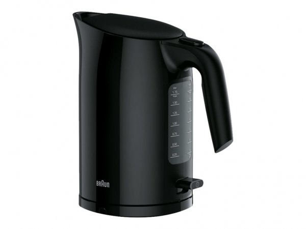Braun WK 3110 BK - 1,7 L - 3000 W - Nero - Indicatore del livello dell'acqua - Senza filo