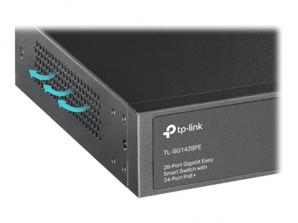 TP-LINK TL-SG1428PE - Gestito - L2 - Gigabit Ethernet (10/100/1000) - Supporto Power over Ethernet (