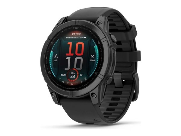 Garmin fenix E schwarz/schiefergrau