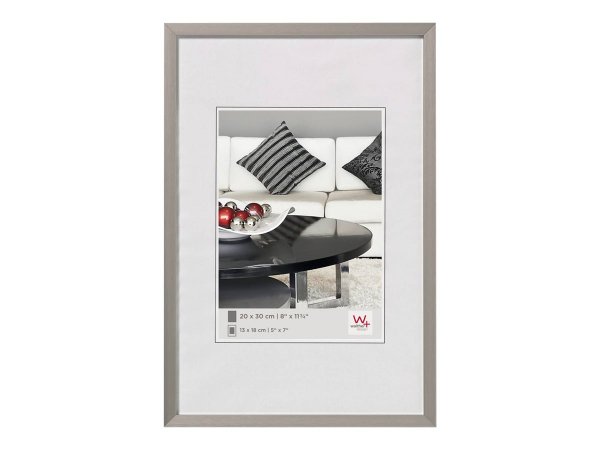 walther design AJ342D - Cornice per foto singola - Alluminio - Acciaio - Parete - 40 x 50 cm - Quadr