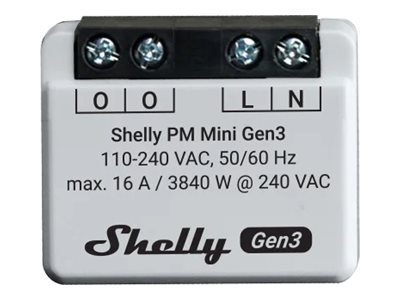 Shelly Unterputz PM Mini Gen. 3 WLAN BT 2er Pack