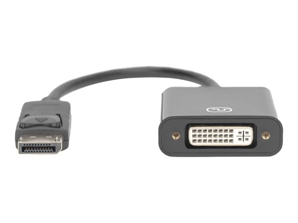 DIGITUS Adattatore attivo / Convertitore DisplayPort - da DP a DVI - 0,15 m - Mini DisplayPort - DVI