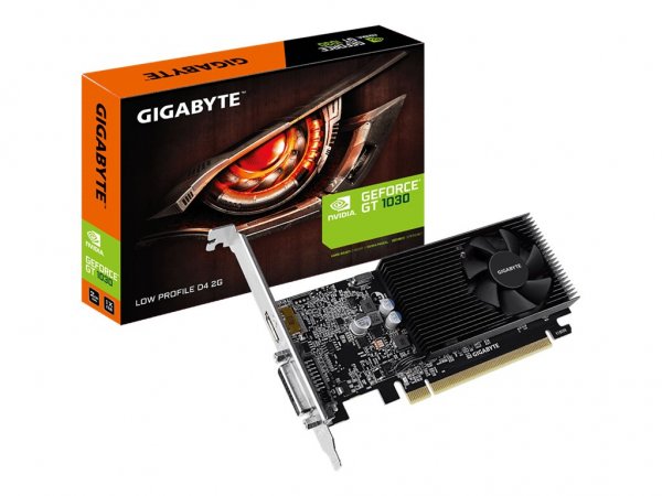 Gigabyte GV-N1030D4-2GL - GeForce GT 1030 - 2 GB - GDDR4 - 64 bit - 4096 x 2160 Pixel - PCI Express