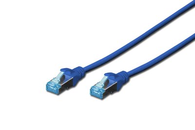 DIGITUS Cavo patch SF/UTP CAT 5e - 5 m - Cat5e - SF/UTP (S-FTP) - RJ-45 - RJ-45 - Blu