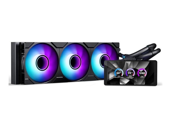 Phanteks Glacier One 360M25 LCD - Prozessor-Fluessigkeitskühlsystem - Kühlergroesse 360 mm - Raffred