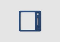 Glorious PC Gaming Race GLO-ACC-NP-TF-NB - Alluminio - Blu