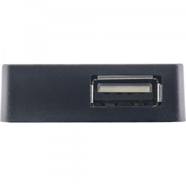 InLine Hub a 4 porte USB 2.0 - maschio da tipo A a 4x femmina tipo A - nero - 30cm