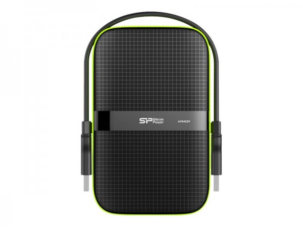 Silicon Power Armor A60 - 5 TB - 2.5" - 3.2 Gen 1 (3.1 Gen 1) - Nero - Verde