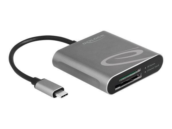 Delock USB Type-C Card für SD Express und C Fexpress - Card-Reader - CF Express Typ A