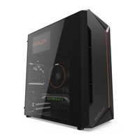Krux Astro - Cubo - PC - Nero - micro ATX - Mini-ITX - 13,6 cm - 28 cm