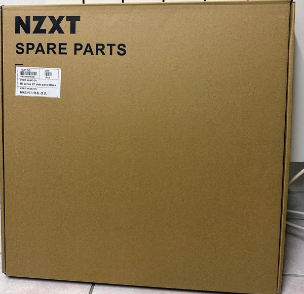 NZXT H9 Series – Pannello Laterale Destro Nero, Ricambio Originale
