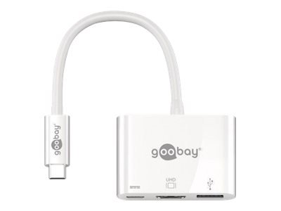 Goobay 62104 - USB tipo-C - 60 W - Multicolore - 4K Ultra HD - 60 Hz - HDMI - USB 3.2 Gen 1 (3.1 Gen
