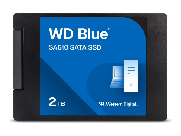 WD Blue SA510 - 2 TB - 2.5" - 560 MB/s - 6 Gbit/s