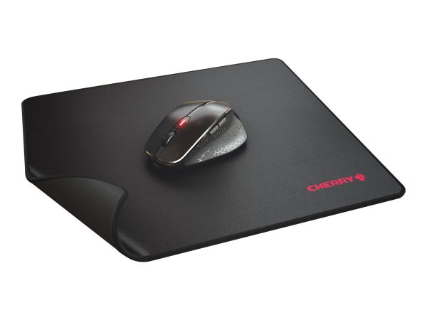 Cherry MP 1000 - Nero - Monocromatico - Barra appoggiaferro antiscivolo - Tappetino per mouse per gi