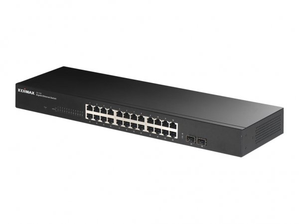 Edimax GS-1026 - V3 - Switch - 24 x/1000+ 2 SFP - Interruttore - 1 Gbps