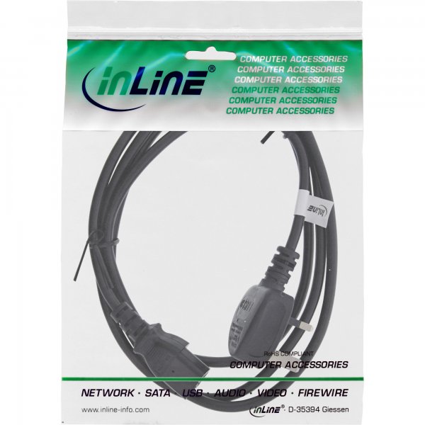 InLine Cavo alimentazione Internaz. - spina Inghilterra presa C13 - 0,5m