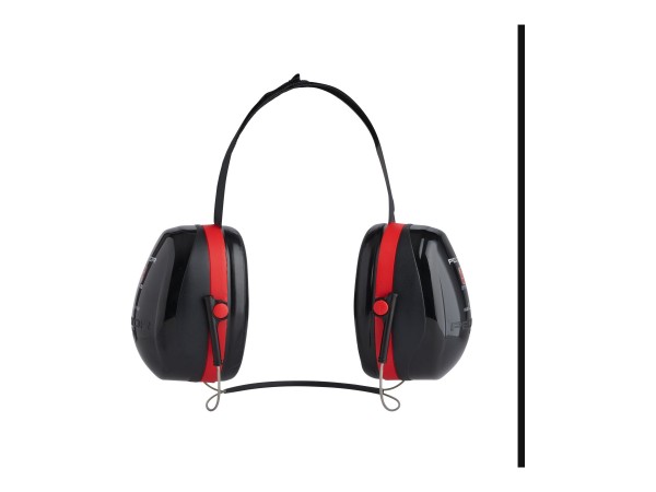 3M H540B - Adulto - Maschio - Nero - Rosso - ABS sintetico - Acetale - PVC - Acciaio inossidabile -