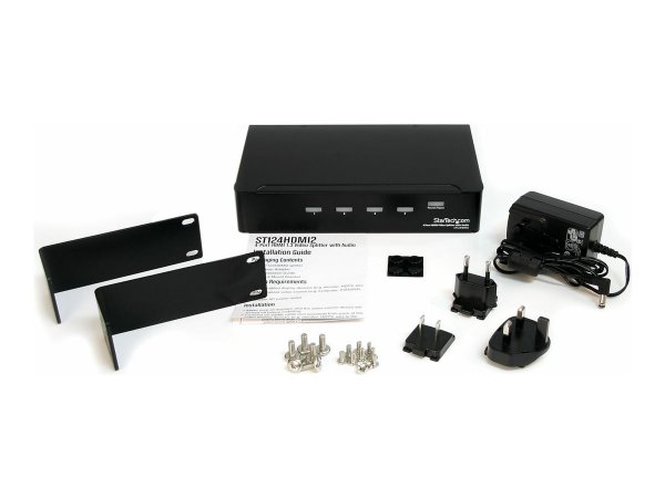 StarTech.com Splitter HDMI a 4 porte e amplificatore di segnale - HDMI - 4x HDMI - 1920 x 1200 Pixel