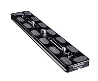 mantona 21466 - Piastra della testa del treppiede - Nero - Alluminio - 1 pz - 38 mm - 10 mm