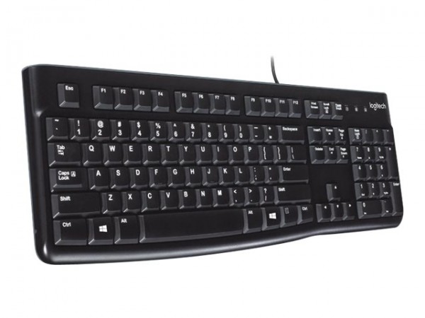 Logitech K120 - Cablato - USB - QWERTY - Nero