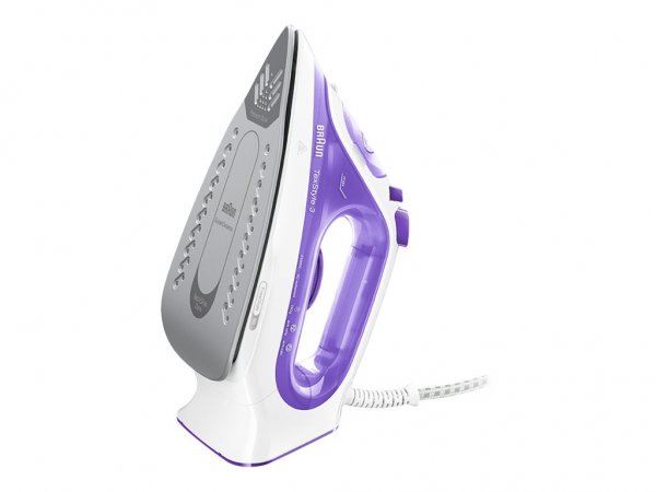 Braun TexStyle 3 FERRO A VAPORE SI3042VI - Ferro a vapore - Piastra in Ceramica - 2 m - 160 g/min -
