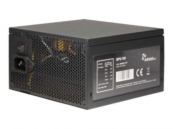 Inter-Tech ArgusNT BPS-700 - 700 W - 100 - 240 V - 47 - 63 Hz - 9/4.5 A - 100 W - 620 W