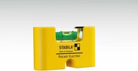 Stabila 18115 - Livello tascabile - 0,07 m - Giallo - 1 mm/m - Plastica