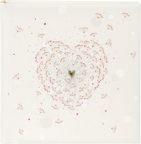 Goldbuch Golden Heart 30x31 60 weiße Seiten Hochzeit 08062