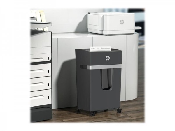 HP Pro Shredder 10MC Aktenvernichter mit Partikelschnitt P-5