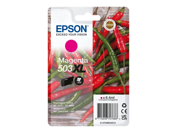 Epson Tinte C13T09R34010 503XL XL Magenta - Originale - Cartuccia di inchiostro