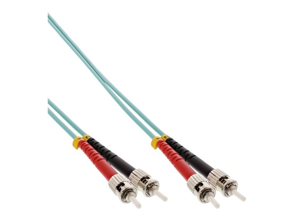 InLine Cavo Duplex - ST/ST 50/125µm - Fibra Ottica OM3 - 0,5m