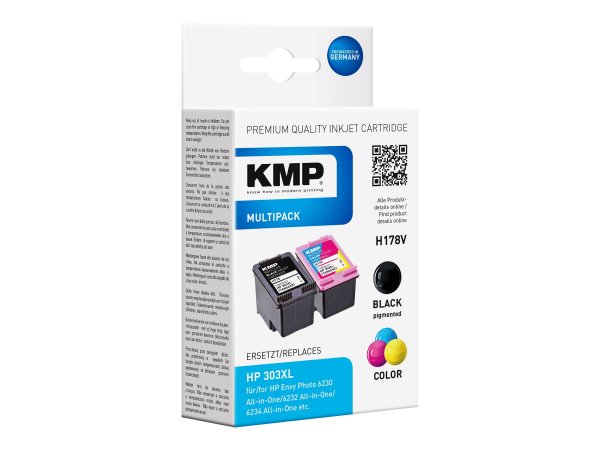 KMP 1763,4005 - 12,9 ml - 9,7 ml - 600 pagine - 415 pagine - 2 pz - Confezione multipla