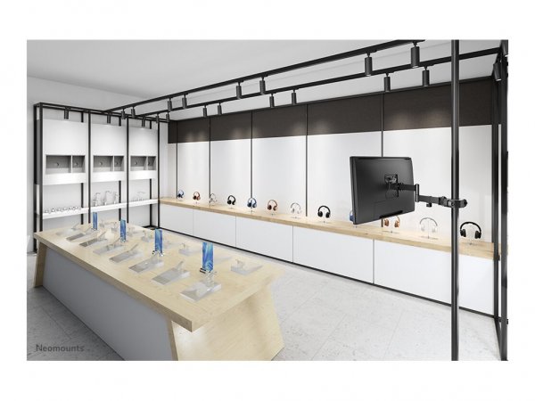 Neomounts FL40-450BL11 Supporto palo per TV 17-32" - diam. 28-60 mm - mobilità completa - 75 x 75 mm