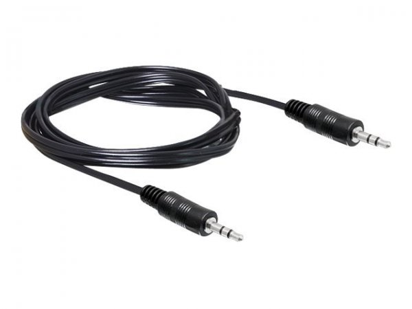 Delock 84001 - 3.5mm - Maschio - 3.5mm - Maschio - 2,5 m - Nero