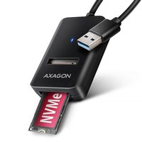 AXAGON ADM2-AM USB-A 10Gbps - M.2 NVMe & SATA SSD adapter kabelis - Adattatore - Digitale/dati