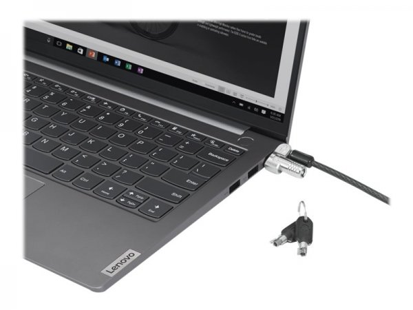 Lenovo 4XE1B81917 - 1,8 m - Kensington - Chiave - Acciaio al carbonio - Nero