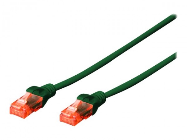 DIGITUS Cavo patch U/UTP CAT - LSZH - 1 m - Cat6 - U/UTP (UTP) - RJ-45 - RJ-45 - Verde