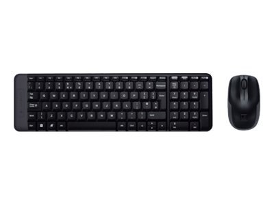 Logitech WIRELESS COMBO MK220 - Desktop - Ottico - QWERTZ - Nero