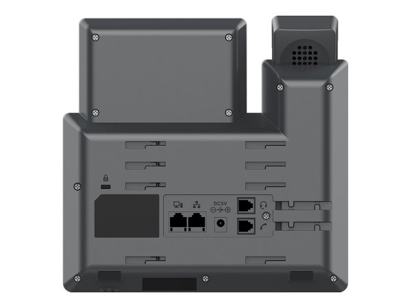 Grandstream GRP2604P - IP Phone - Nero - Cornetta cablata - 3 linee - 2000 voci - LCD