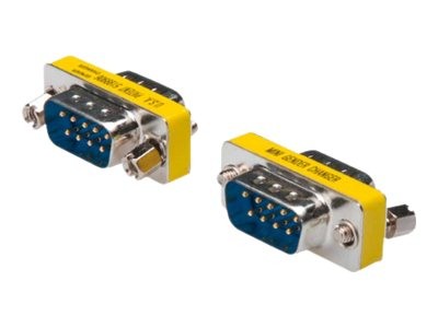 DIGITUS Cambia-genere mini / 9 pin - D-Sub - D-Sub - Argento