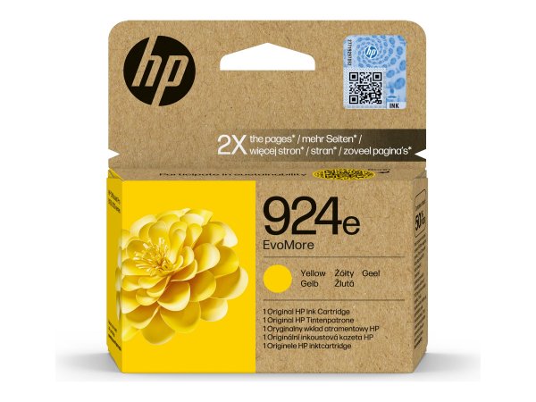 HP 924e Gelb Tintenpatrone EvoMore - Originale - Cartuccia di inchiostro