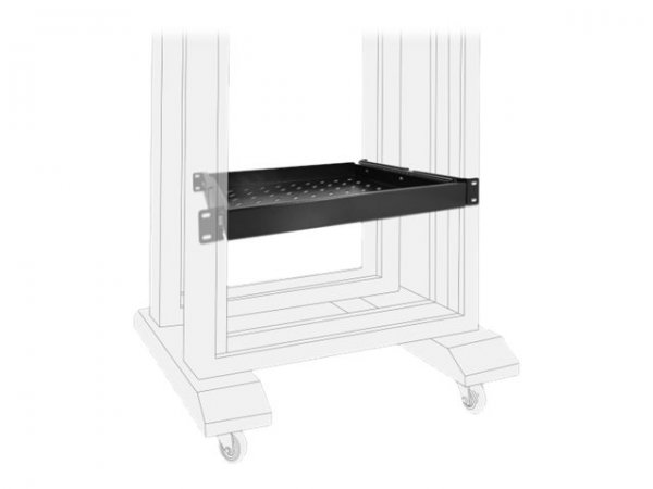 Delock Cassetto estraibile da 19? 1U - nero - Cassettiera - Nero - Metallo - 1U - Cina - 345 mm