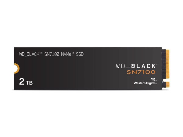 WD_BLACK SN7100 NVMe M.2 SSD, PCIe 4.0 M.2 Typ 2280 - 2 TB - Kompakte M.2-SSD von Western Digital -