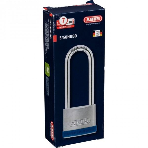 ABUS Security-Center ABUS Silver Rock 5 - Lucchetto convenzionale - Blocco tasto - Blu - Argento - Z