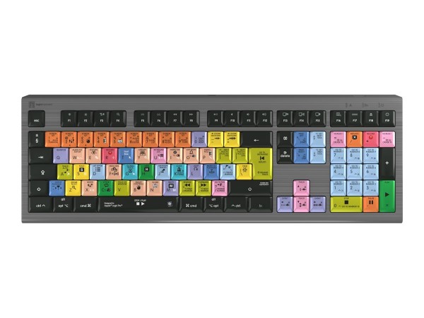 Logickeyboard LKB-LOGXP2-A2M-UK - Full-size (100%) - Cablato - USB - Tasto con meccanismo a forbici