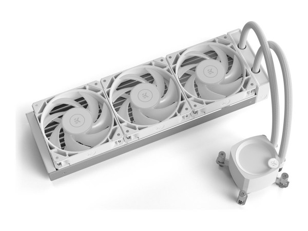 EK Water Blocks 3831109897850 - Modulo ventilatore - Bianco - 3-pin + 4-pin - Scatola