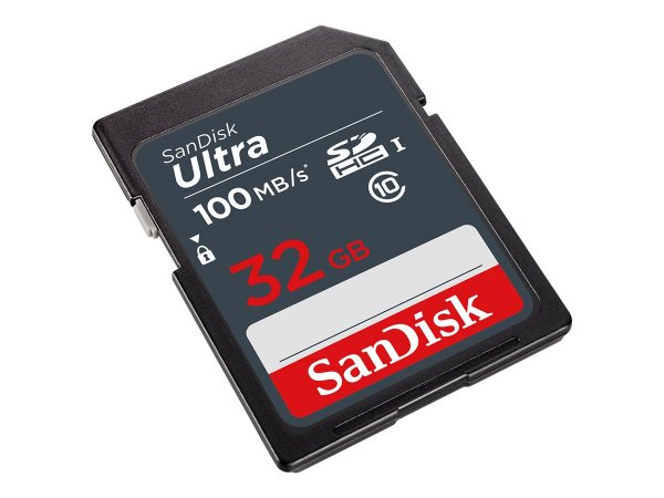 SanDisk Ultra 32GB SDHC Mem Card 100MB/s - 32 GB - SDHC - Classe 10 - UHS-I - 100 MB/s - Class 1 (U1